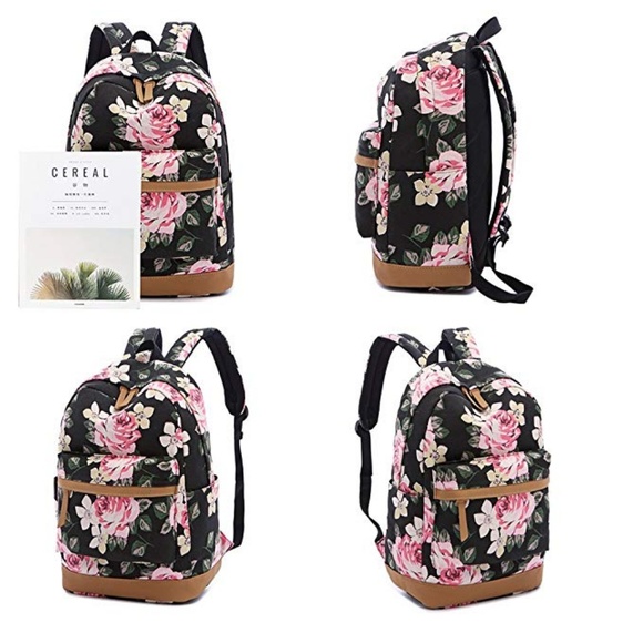 NEW! Floral Backpack, Lunch-bag, & Clutch Bundle main image 6
